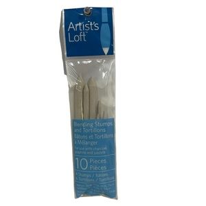 Artist's Loft Blending Stumps and Tortillons Charcoal Graphite Pastels 10 Piece